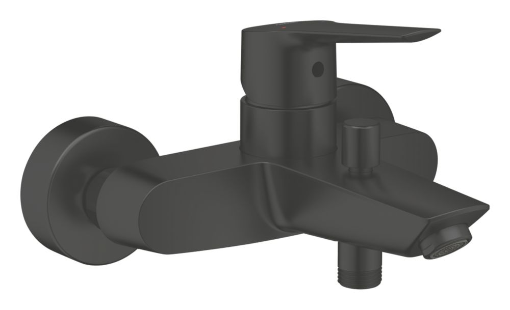 Grohe Quickfix Start Wall-Mounted  Bath Shower Mixer Matt Black