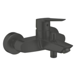 Grohe Quickfix Start Matt Black 140mm Wall Mounted Single Control Manual Shower Mixer Tap