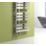 Reina 860mm x 500mm 1241BTU Chrome Flat Designer Towel Radiator