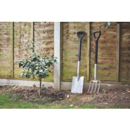 Stainless steel garden fork and deals spade