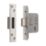Smith & Locke Fire Rated  Chrome BS 5-Lever Deadlock 65mm Case - 44mm Backset