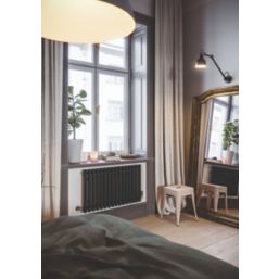 Terma Rolo Room Radiator 500m x 865mm Black 2015BTU