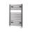 Towelrads 800mm x 600mm 1539BTU Anthracite Flat  Towel Radiator