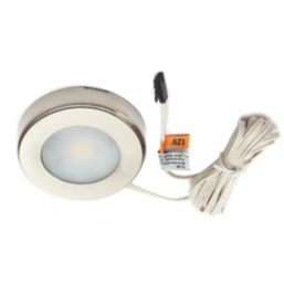 VEW Galaxy Round LED Cabinet Light Steel 2.6W 192lm