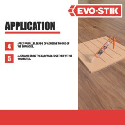 Evo-Stik Sticks Like Sh*t Solvent-Free All-Weather Adhesive Clear 290ml 12 Pack