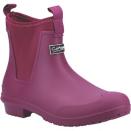 Cotswold Grosvenor Wellingtons Size 7 Womens Purple Non Safety Wellies