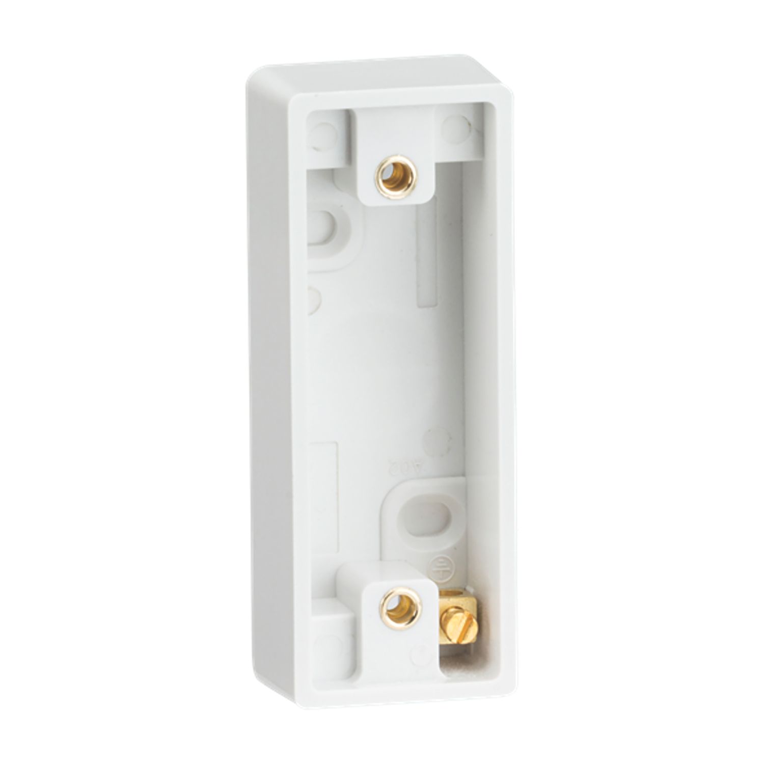 Knightsbridge 1-Gang Surface Pattress Architrave Box 16mm 10 Pack (120YA)