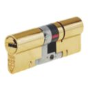 Yale Fire Rated 3 Star Double Platinum Euro Profile Cylinder 40-50 (90mm) Brass