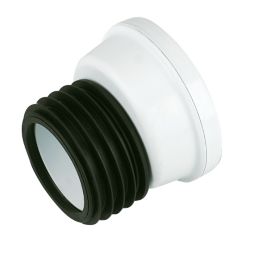 FloPlast  Rigid 17.5mm Offset Connector White 109mm