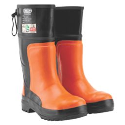 Oregon Yukon   Safety Chainsaw Wellies Orange / Black Size 8