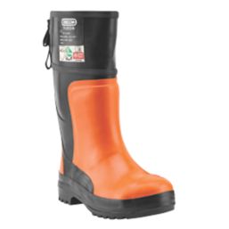 Oregon Yukon   Safety Chainsaw Wellies Orange / Black Size 8