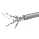 Labgear Cat 6 Grey  4-Pair 8-Core Unshielded Ethernet Cable 100m Coil