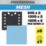 Trend Pro Mesh AB/QTR/M7/P 80, 120 & 180 Grit Mesh Multi-Material Quarter Sheet Sanding Pads with Pad Saver  x  7 Pack