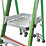Little Giant Safety Cage Series 2.0 Fibreglass & Aluminium 2-Treads Green Podium Step 0.56m