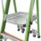 Little Giant Fibreglass 0.56m Green 2 Step Podium Steps
