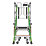 Little Giant Safety Cage Series 2.0 Fibreglass & Aluminium 2-Treads Green Podium Step 0.56m