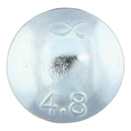 Timco Carriage Bolts Carbon Steel Zinc-Plated M6 x 60mm 100 Pack