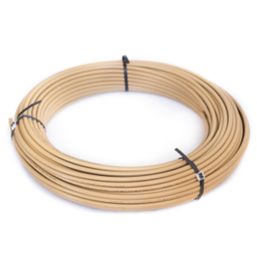 Qual-Pex Plus+ Easy-Lay 1" PE-X Central Heating & Underfloor Heating Pipe 850mm x 50m Tan