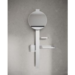 Ideal Standard Alu+ Mirror with Beauty Bar Silver 310mm x 160mm x 717mm