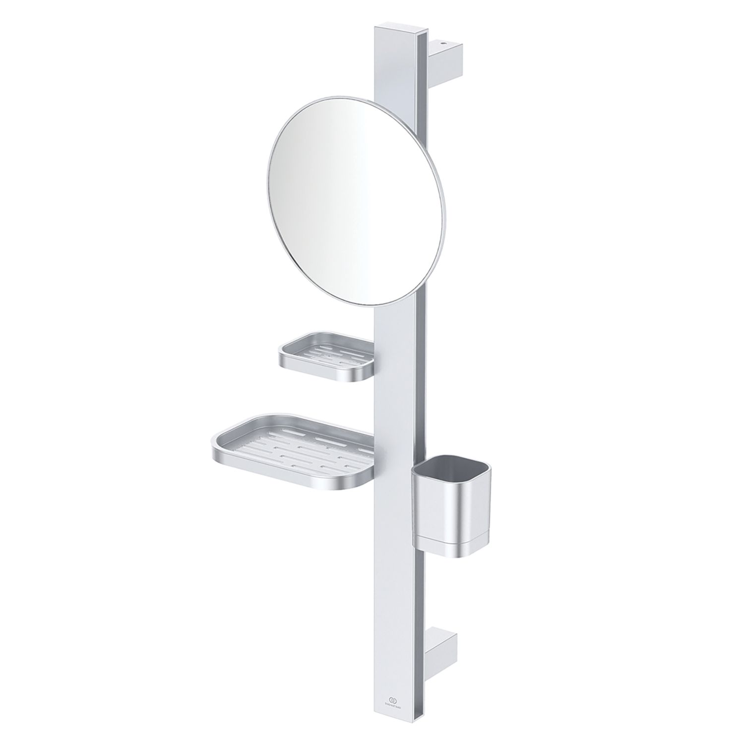 Ideal Standard Alu+ Mirror with Beauty Bar Silver 310mm x 160mm x 717mm (121KU)