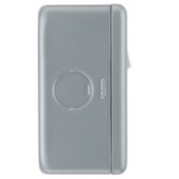 British General   13A 1-Gang DP Switched Metal Clad Power Socket  with White Inserts