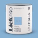 LickPro  2.5Ltr Blue 10 Vinyl Matt Emulsion  Paint