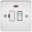 Knightsbridge  13A Switched Fused Spur with LED Polished Chrome
