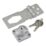 Smith & Locke Hasp & Staple with Lock Galvanised 89mm