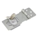 Smith & Locke Hasp & Staple with Lock Galvanised 89mm