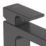 Hansgrohe Vernis Shape 100 Matt Black 148mm Cloakroom Lever Mono Basin Mixer Tap