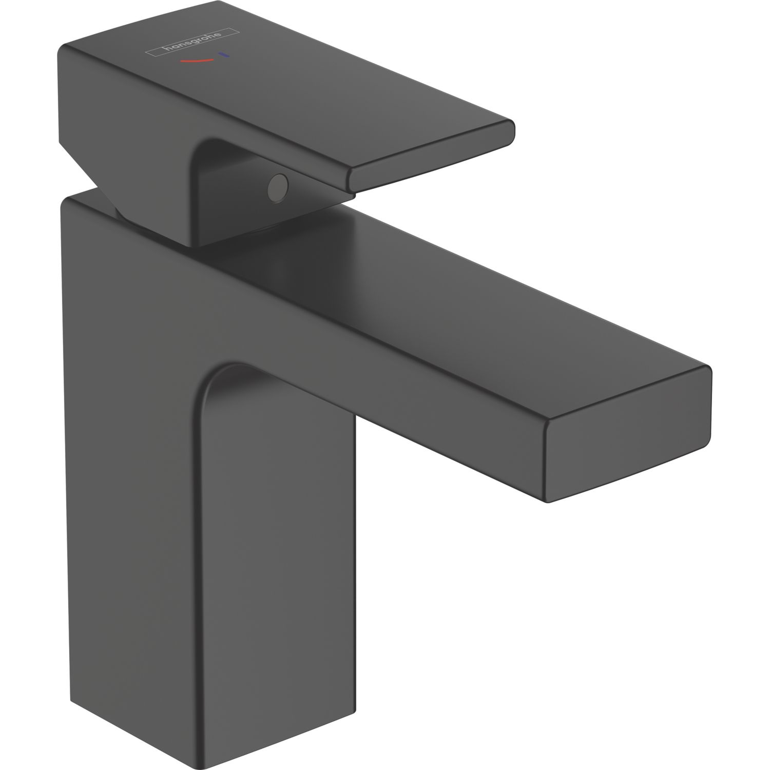 Hansgrohe Vernis Shape 100 Basin Mixer with Isolated Water Conduction Matt Black (121VG)