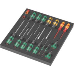 Wera 9710 (1) Foam Insert Mixed  Screwdriver Set 18 Pcs