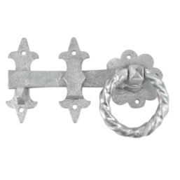 GateMate Ornamental Ring Gate Latch Silver 250mm