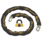 Burg-Wachter Hardened Steel Motorbike Chain & Lock 2m x 12mm
