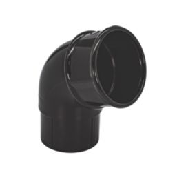 FloPlast  112.5° Round Offset Bend Black 68mm