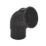 FloPlast  112.5° Round Offset Bend Black 68mm