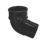 FloPlast  112.5° Round Offset Bend Black 68mm