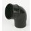 FloPlast  112.5° Round Offset Bend Black 68mm