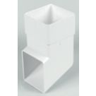 FloPlast  Square Shoe White 65mm