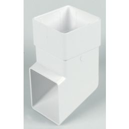 FloPlast  Square Shoe White 65mm