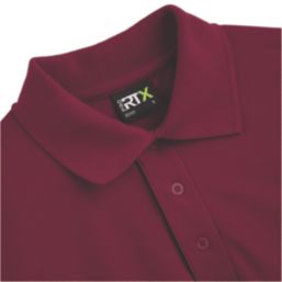 Pro RTX  Polo Shirt Burgundy Small 35 / 37" Chest