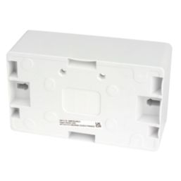 Hager Sollysta WMPB2/46 2-Gang Surface Pattress  Back Box 46mm