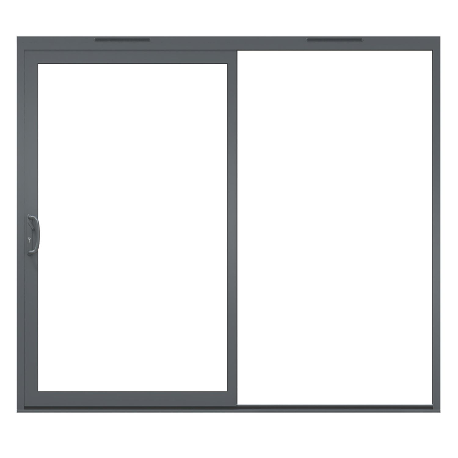 Green & Taylor Left-Handed Grey Metal Sliding Patio Door 2090mm x 2390mm (122CT)