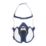 3M 4251+ One Size Half Mask Respirator with Filters A1-P2