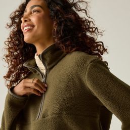 Regatta Frankie Womens Fleece Bark Green Size 10