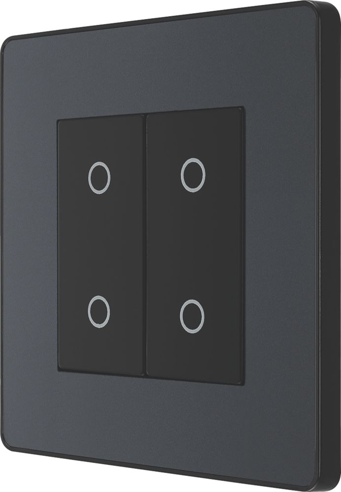 British General Evolve 2-Gang 2-Way LED Double Master Touch Trailing ...