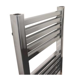 Towelrads 1200mm x 450mm 1146BTU Chrome Flat Designer Towel Radiator