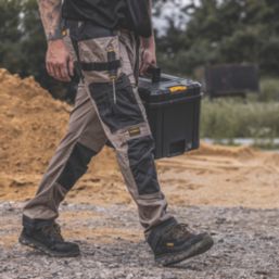 DEWALT Barstow Work Trousers Stone 36" W 31" L