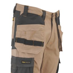 DEWALT Barstow Work Trousers Stone 36" W 31" L