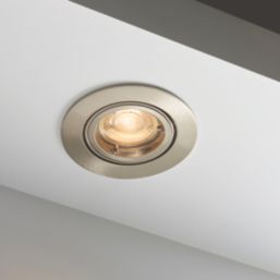Saxby Cast Tilt  Recessed Downlight Satin Nickel